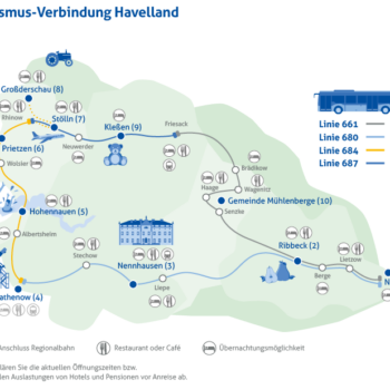 2025 Karte Havelbus Tourismus-Verbindung