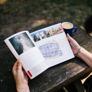 Historische Kartenansicht in der Broschüre „Im Kern einzigartig“ mit Abbildungen historischer Stadtkerne aus Brandenburg